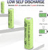 Zsolarigt 2200mAh 1.2V 10 Counts, 2200mAh NiMH AA Rechargeable Batteries High Capacity Double A Battery Lasting Long