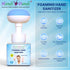 HANDI DANDI 99.9% MOISTURIZNG ALCOHOL-FREE FOAMING HAND SANITIZER w/FLOWER PUMP TOP, Kills Of Germs On Hands, Made