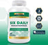 Nature's Lab Six Daily Advanced Multivitamin - Over 90 Nutrients, Minerals, Antioxidants, Herbs & Whole Foods - 180