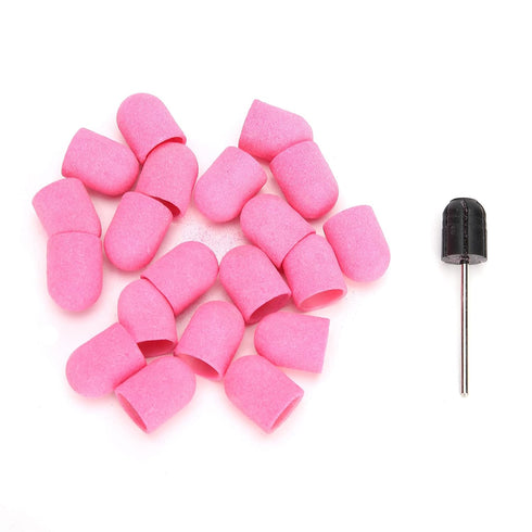 Nail Drill Bits Kit - Sanding and Polishing Nail Drill Bits Set for Manicure and Pedicure Home Salon Use