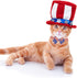 12 Rolls Patriotic 4th of July Ribbons, 3/8" Grosgrain Ribbons Red White Blue for Gift Wrapping, Labor Day Decoration