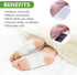 Foot Pads (30 PCS) - Deep Cleansing Foot Patch, Natural Bamboo Vinegar Ginger Powder Foot Pad for Foot Care, Adhesive