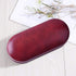 SteelFever 2 in 1 Double Sided Portable Glasses Case, Travel Contact Lens Case, Red