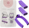 Snugell CPAP Headgear Strap Covers & Neck Pad Cushion (Purple) - Ultra-Soft Fleece Mask Cushion for Comfort & Skin