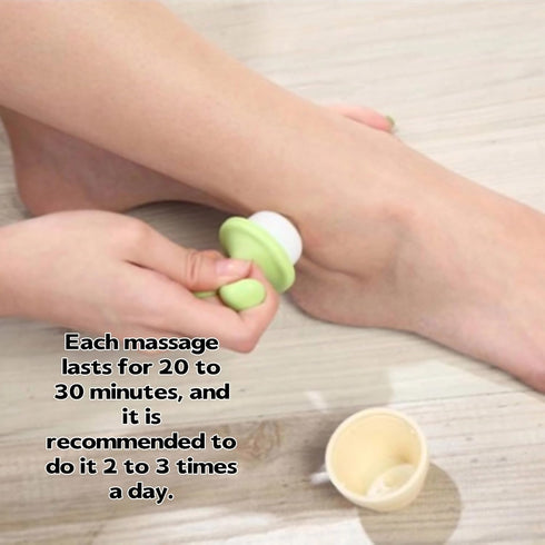 wofynovel Plant-Shaped Ball Massage Device, Acupoint Pressing, Relaxes Muscles and Promotes Blood Circulation, Relieves