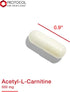 Protocol Acetyl-L-Carnitine 500mg - Brain Pills for Energy, Brain & Mitochondrial Health* - Non-GMO, Vegan, 100 Veg Caps