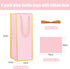 ZJHiome 6 Pack Wine Gift Bags with Tissue Paper Wine Bottle Paper Bags with Bow Ribbon for Wedding Birthday Christmas