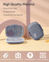 Holii Travel Pill Organizer - Gray Portable Pill Case with 8 Compartments for Daily Vitamins and Medicine