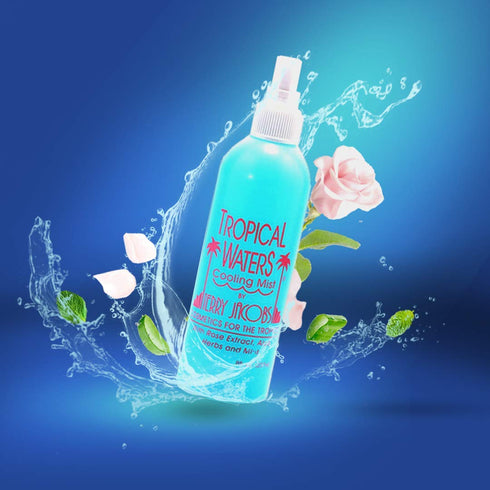Terry Jacobs Tropical Waters Rose Water Makeup Setting Spray | Alcohol-Free, Oil-Free | 4 Fl Oz Hydrating Face & Hair