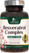 Resveratrol 1800mg Per Serving - Potent Antioxidants for Immune Support - Extra Strength Trans-Resveratrol Supplement