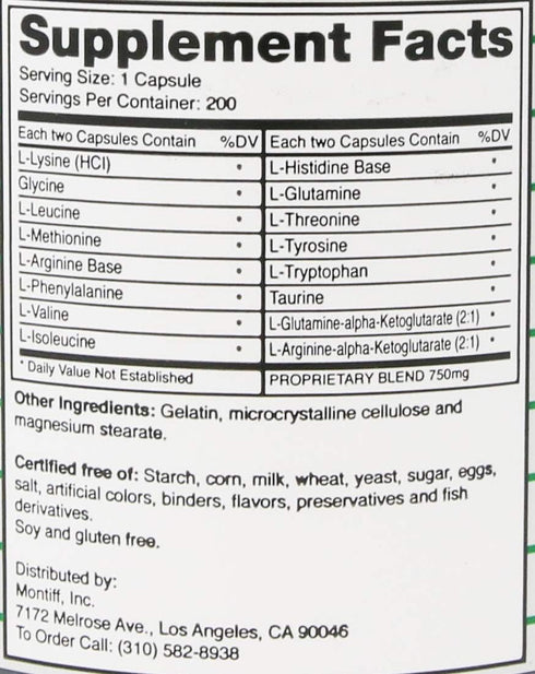 Super Sports 750 mg Capsules, 200 Count