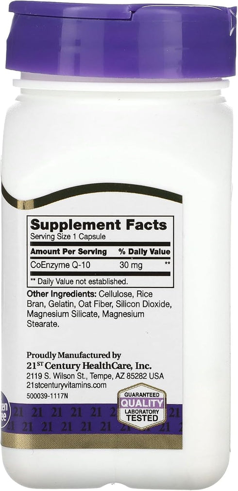 21st Century Co Q10 30 mg Capsules, 45 Count (21341)