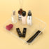 SUNFICON Makeup Tray Organizer - Cosmetic Display Case for Countertop Storage Unit, Washable Crystal Clear Acrylic