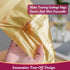 4 Gallon Small Gold Trash Bags, 180pcs Strong Golden Garbage Bags for Bathroom Trash Can Bin Liners