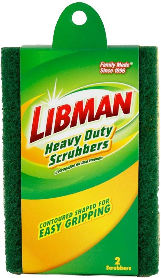 Libman Sponge Scrubbers, Pack of 2