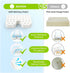 AUVON Wheelchair Seat Cushions (18"x16"x3") for Sciatica, Back, Coccyx Pain Relief, Memory Foam with Removable Strap