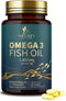 Triple Strength Omega 3 Fish Oil 2400mg - 180 Softgels, Brain & Heart Health Support, EPA & DHA