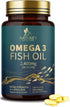 Triple Strength Omega 3 Fish Oil 2400mg - 180 Softgels, Brain & Heart Health Support, EPA & DHA
