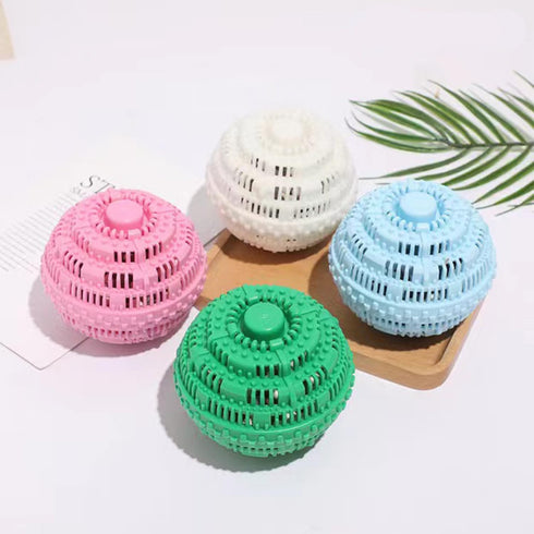 Laundry Balls Set, Eco-Friendly Super Washing Machine Alternative, 2pcs Balls, Pink, Blue