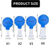 Set Facial Cupping Therapy Plastics, Eye Face Vacuum Massage Anti Cellulite Cup - Silicone, for Beauty Body Cup