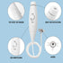 Replacement Hose and Handle Parts for Waterpik, Compatible with WP-100, WP-300, WP-660, WP-662, WP-670, WP-900