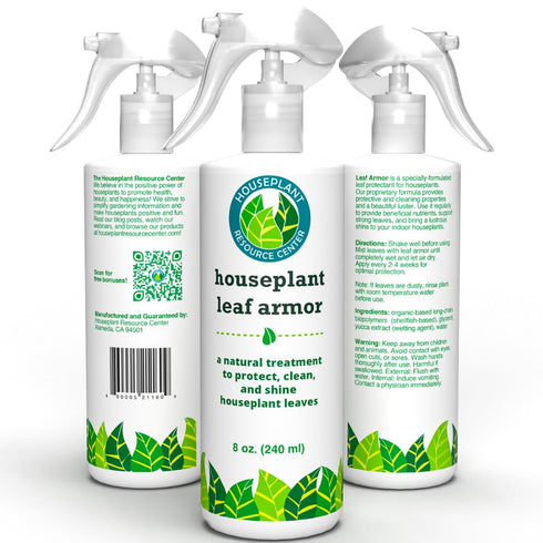 Leaf Armor Spray for Houseplants, Protects Against Fungal Spots, Gentle Natural Formula, 8 oz Made in USA