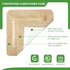 kastormed Silicone Adhesive Foam Dressing, 10 Pack 4''x4'' High Absorbency Bandage for Wound Care