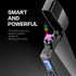 Dual Arc Plasma Lighter with LED Battery Indicator and Box, Rechargeable Windproof Flameless Electric Lighters for