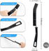 zffkz 3 23cm Pcs Crevice Cleaning Brush, Toilet Brush - Non-Slip Grip, All-Surface Safe (Tile, Glass, Car) - Bathroom