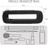 Clear Makeup Brush Bag, Small Holder Travel Makeup Bag for Purse, Mini TSA Approved Cosmetic Brush Case, Portable