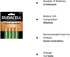 DURNLAA4BCD Rechargeable StayCharged NiMH Batteries