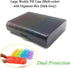 Wopanxye 7-Day 3 21 Travel Pill Organizer, Times a Day, AM PM Pill Box Tray with One-Side Large Opening for Easy