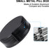 Pill Box 2 Compartment Pill Case, Portable Metal Travel Container for Pocket, Waterproof Organizer for Medicine