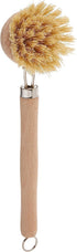 Fox Run 74906 Natural Dish Brush, Tampico Fiber Bristles, Brown, 9"