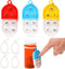 MSHUNKEJI 3 Pack Pill Reminder Medication Pill Tracker Bottle with Ties Reusable Daily