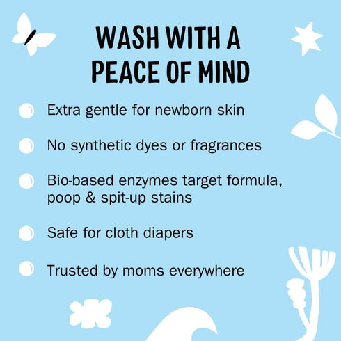 Molly's Suds Baby Laundry Detergent Powder | Removes Formula, Poop & Spit-Up Stains | Extra Gentle for Newborns