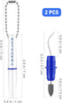 2pcs Portable Oral Dental Tooth Hook, Hygiene Cleaning Tool for Teeth Stains Remover