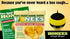 Honees Filled Honey Lemon Cough Drops, Natural Sore Throat Lozenges, Non-GMO, Gluten Free (2 Pack – 40 Drops)