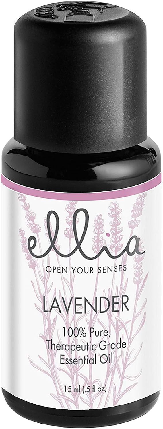 Ellia Lavender Diffuser Essential Oil, 15ml, 100% Pure, Therapeutic Grade