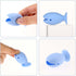 6 Pcs Silicone Fish Toothbrush Covers, Cute Standing Tooth Brush Holder, Travel Protector Cap for Household