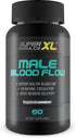 Male Blood Flow Support Supplement Super Results XL - Best Blood Circulation Supplements for Men to Promote Blood