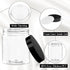TUZAZO 8 Oz Plastic Container Jars with Lids, BPA Free Clear Cosmetic Containers for Lotion and Travel Storage (12 Pack)
