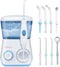 TUREWELL Water Flossing Oral Irrigator - 600ML Dental Cleaner with 10 Adjustable Pressure, 8 Tips