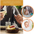 Utensils Angled Fork Spoon Adaptive Utensils Set Self Eating Utensils Curved Cutlery Utensil Assist Tableware for Adults Elderly Patient (Right-Handed)
