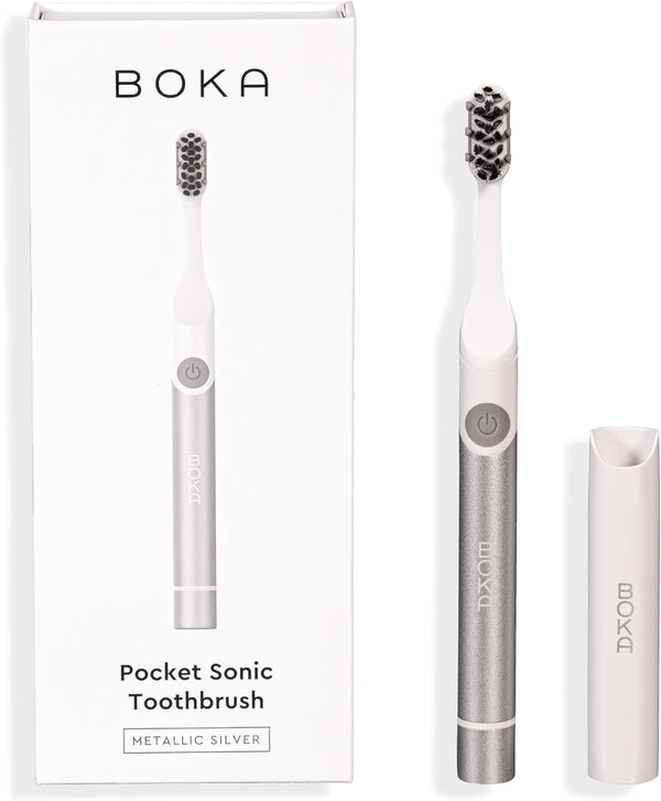 Boka Sonic Electric Toothbrush for Adults - 24000 VPM, Waterproof, 120 Battery Life, Travel Cover, Smart Timer