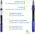 EVERSPROUT 1.5-to-3 Foot Swivel Squeegee and Microfiber Window Scrubber, 2-in-1 Cleaning Combo, Aluminum Pole