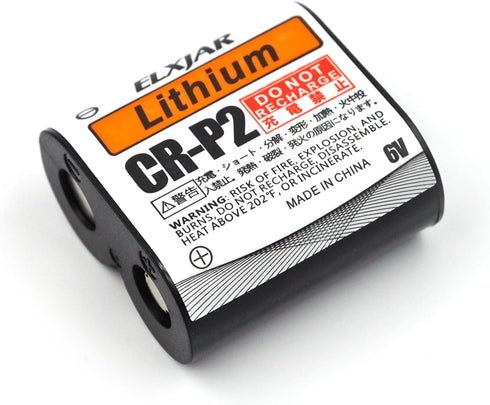 hflexgrad (3-Pack) 6V 1500mAh CR-P2 223A 2CR-P2 EL223AP DL223A Lithium Photo Battery Replacement for Cameras and Flash