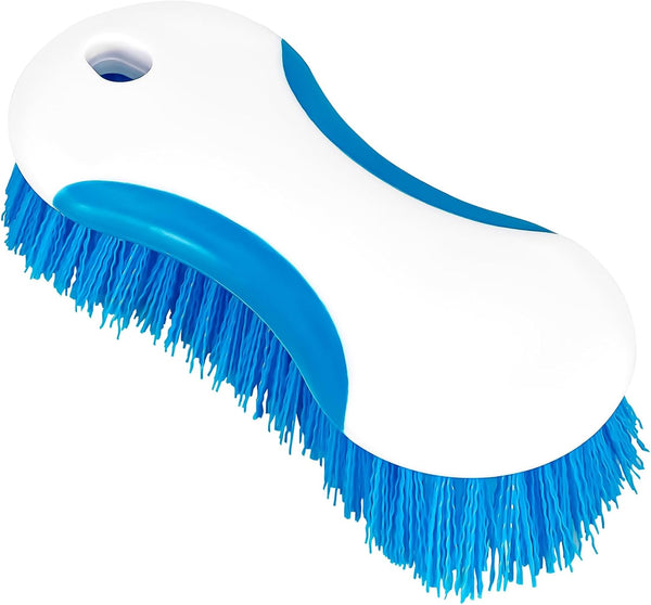 Keleekelin 6.3" Multi Purpose Heavy Duty Scrub Brush with Non-Slip TPR, Cleaning Brush
