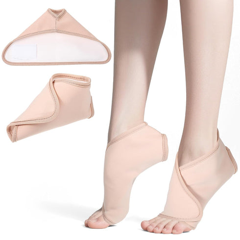 Hpmjz 2Pcs Pack Castor Oil Wrap for Ankle Adjustable Reusable Feet Brace Anti Oil Leak Organic Breathable Acrylic