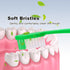 Disposable Toothbrushes with Toothpaste - 200Pcs Green Individually Wrapped Travel Toothbrushes and Dental Floss Kit